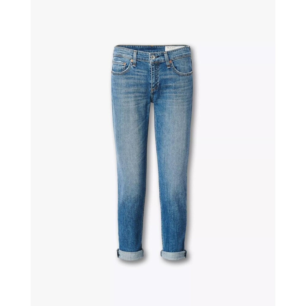 NEW Rag & Bone Women's 27 Julienne Dre Slim Boyfriend Jeans • Reg Price 225 - Picture 2 of 6